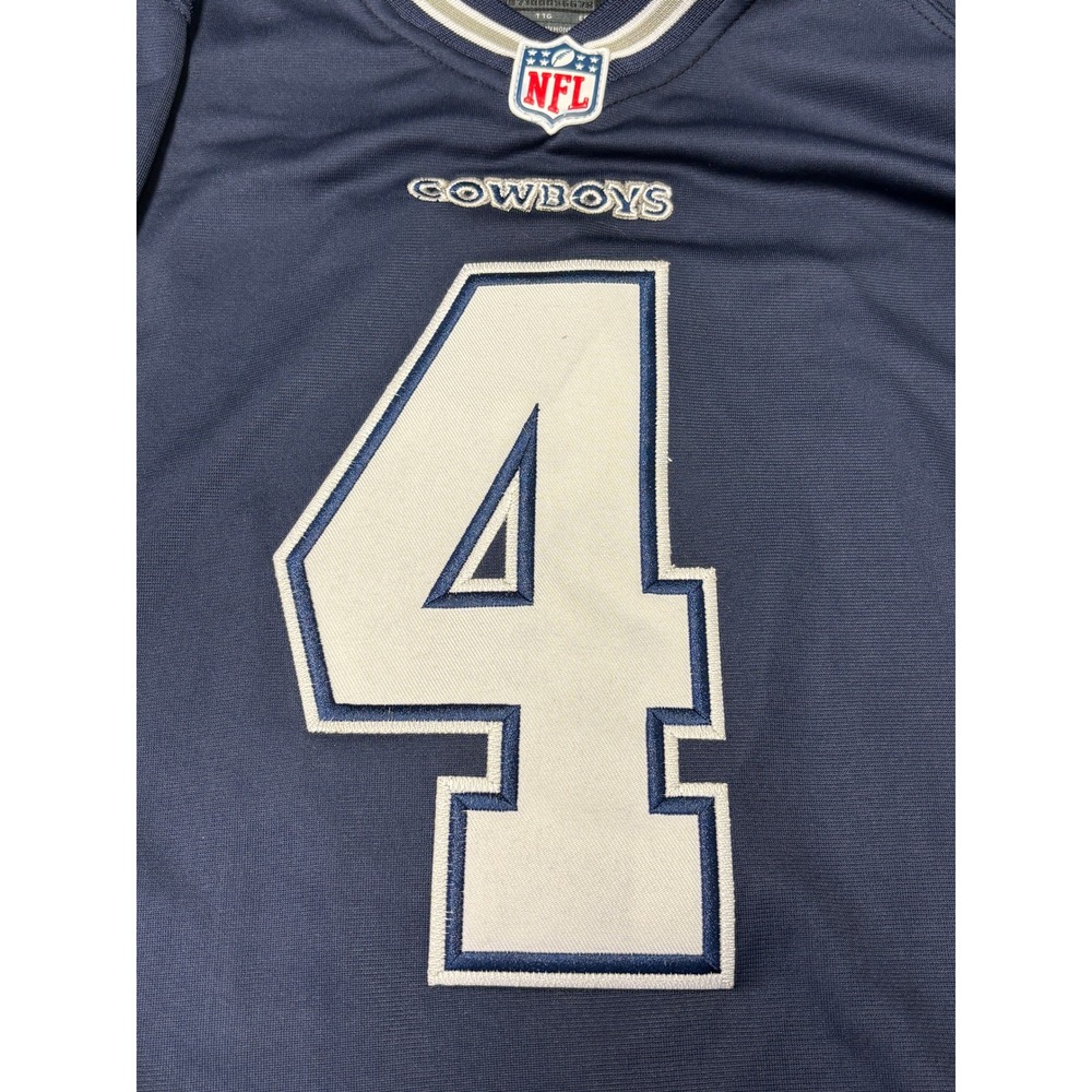 NWT Nike Dallas Cowboys Dak Prescott 4 On Field‎ Jersey Mens 52 XL Navy Blue - Picture 5 of 11